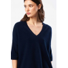 Pull femme col v manches 3/4 en 100% cachemire LTDL