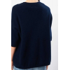 Pull femme col v manches 3/4 en 100% cachemire LTDL