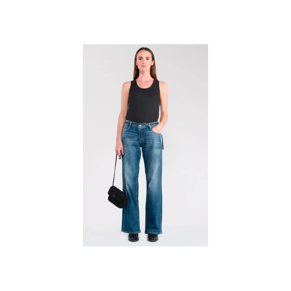 Jean femme wide leg Lauryn Jab bleu N°3 LE TEMPS DES CERISES