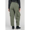 Pantalon femme baggy Ambroise kaki vert LE TEMPS DES CERISES