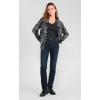 Jean femme pulp regular Vida taille haute bleu-noir N°1