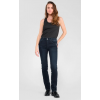 Jean femme pulp regular Vida taille haute bleu-noir N°1