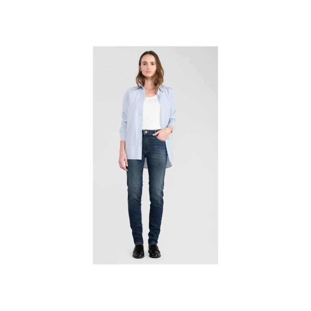 Jean femme pulp slim Marita taille haute bleu N°2 LE TEMPS DES CERISES