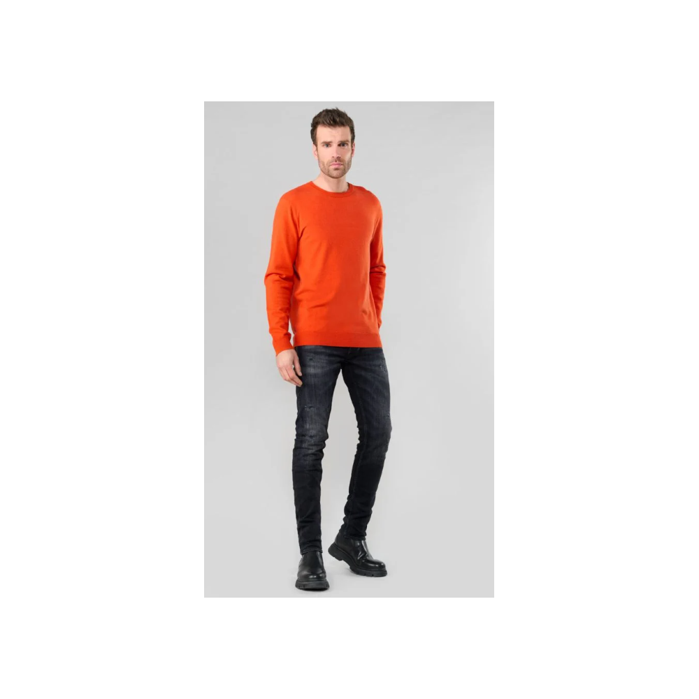 Pull homme Cevor orange LE TEMPS DES CERISES