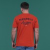 T-shirt homme à manches courtes Ruckfield Autumn Rugby Tour rouille