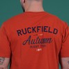 T-shirt homme à manches courtes Ruckfield Autumn Rugby Tour rouille