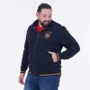 Sweat homme zippé Ruckfield French Rugby Club bleu marine