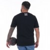 T-shirt homme à manches courtes noir Jonah LOMU by Ruckfield