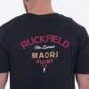 T-shirt homme mc Ruckfield Iwi Maori Rugby noir