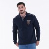 Polo homme à manches longues Ruckfield Selected Rugby bleu marine