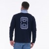 Polo homme à manches longues Ruckfield Selected Rugby bleu marine