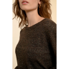 Pull femme en maille irisée marron MOLLY BRACKEN