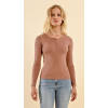 Pull femme fin rose poudré MOLLY BRACKEN