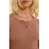 Pull femme fin rose poudré MOLLY BRACKEN