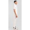 Polo EDEN PARK manches courtes en coton stretch écru coupe Slim