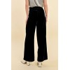 Pantalon femme en panne de velours marine MOLLY BRACKEN