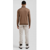 Pull homme EDEN PARK col roulé en laine et coton beige