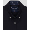 Chemise homme EDEN PARK marine col boutonné et coudières imprimées