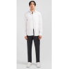 Chemise homme EDEN PARK blanche slim en popeline stretch