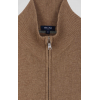 Gilet homme EDEN PARK zippé en laine et coton beige