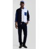 Chemise homme EDEN PARK tricolore en coton bleu marine