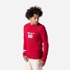 Pull homme rouge signature ROSSIGNOL