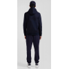 Sweat homme à capuche en molleton bleu marine broderie Eden Park coupe Regular